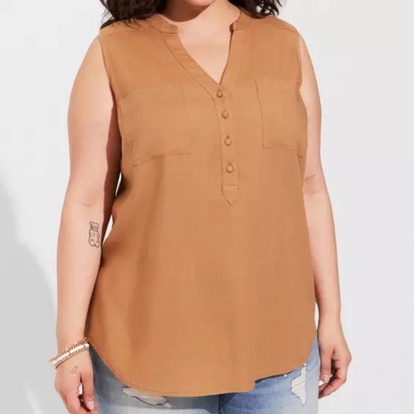 Torrid Women’s Sleeveless Pullover Tank Bundle Spring Linen Floral, 5 - Picture 1 of 12